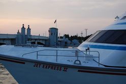 Picture of the Jet Express In the Water