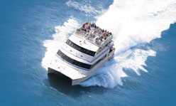 High Speed Photo Of the Put-in-Bay Ferry the Jet Express